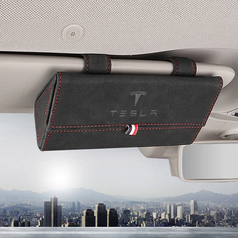 Tesla Sun Glasses Box Clip for Sun Visor