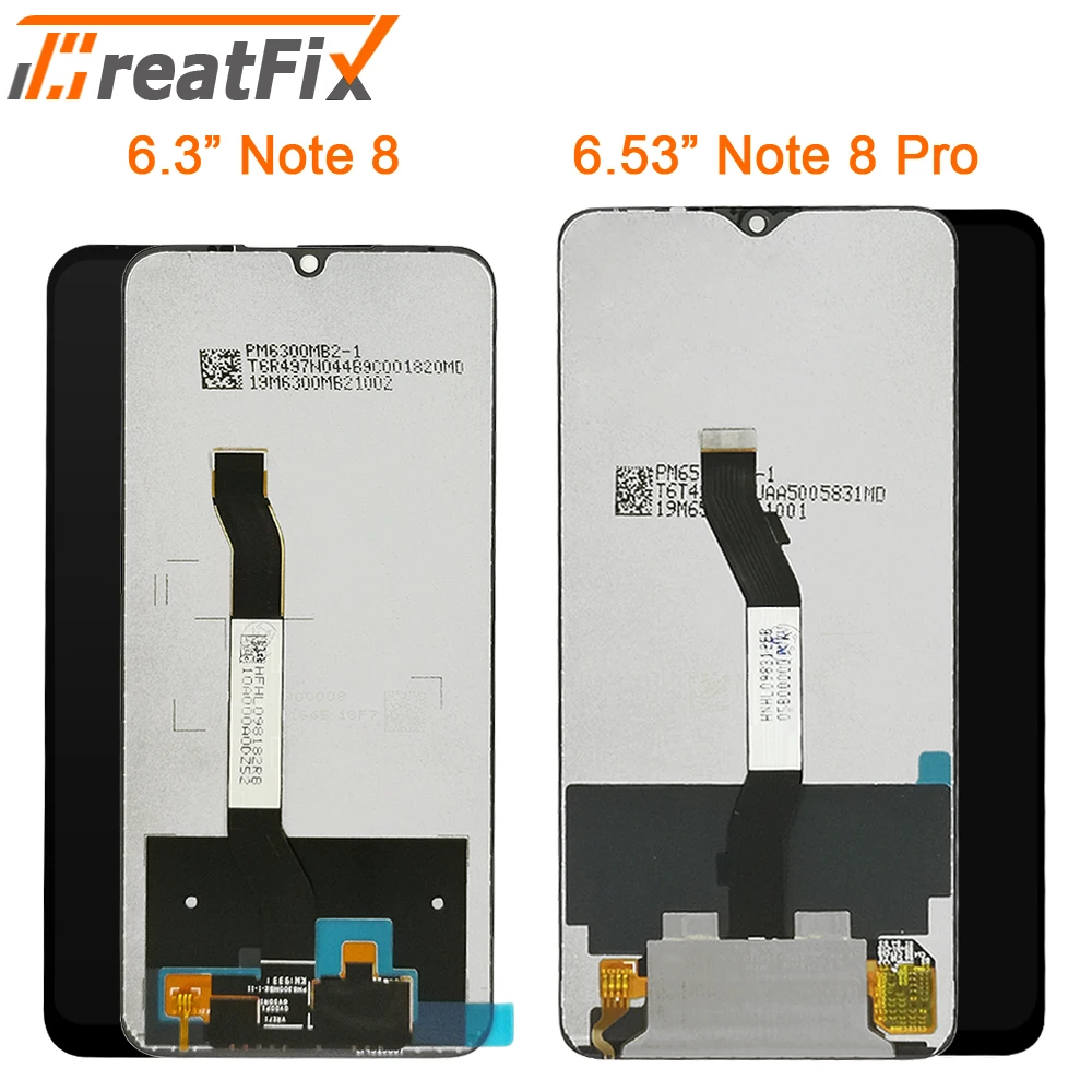 

Original Tested for Xiaomi Redmi Note 8 Pro LCD Display Screen Touch Digitizer Assembly Note 8 Note8 ProLCD Display Parts
