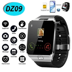 Reloj DZ09 Smart Sport Watch Camera Waterproof Pedometer Ladies Smartwatch Support Sim Card Bluetooth Call Smart Digital Watch G