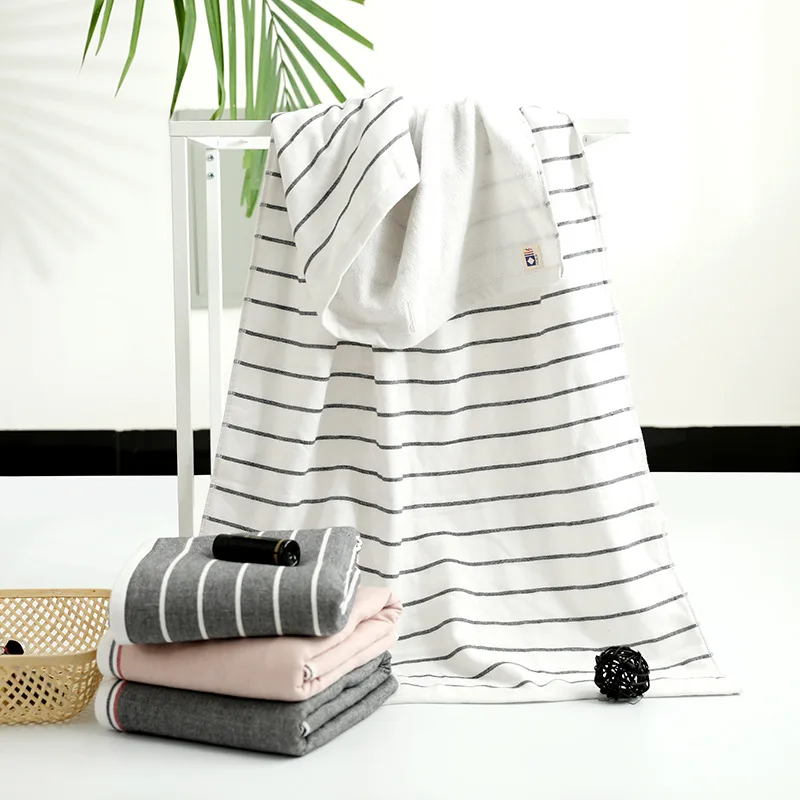 

Japanese High-density Cotton Bath Towel Double-sided Towel Wrapped Chest Towel 70x140cm Standard