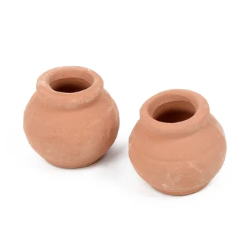 

2PCS Mini Flower Pots Clay Plant Pot For Planter Wedding Decoration Craft Used In Creative Craft Projects