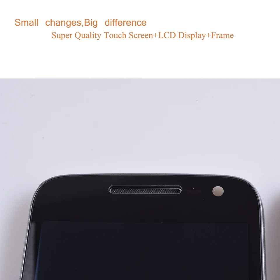 Для Motorola Moto G4 играть XT1603 XT1609 ЖК дисплей с сенсорным экраном Экран планшета рамкой
