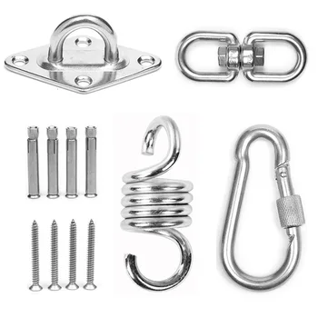 

Swivel Hook for Hammock Swing Chair Stainless Steel Sandbag Bag Suspension Hoisting Hardware Hanging Basket Cane Chair Parts