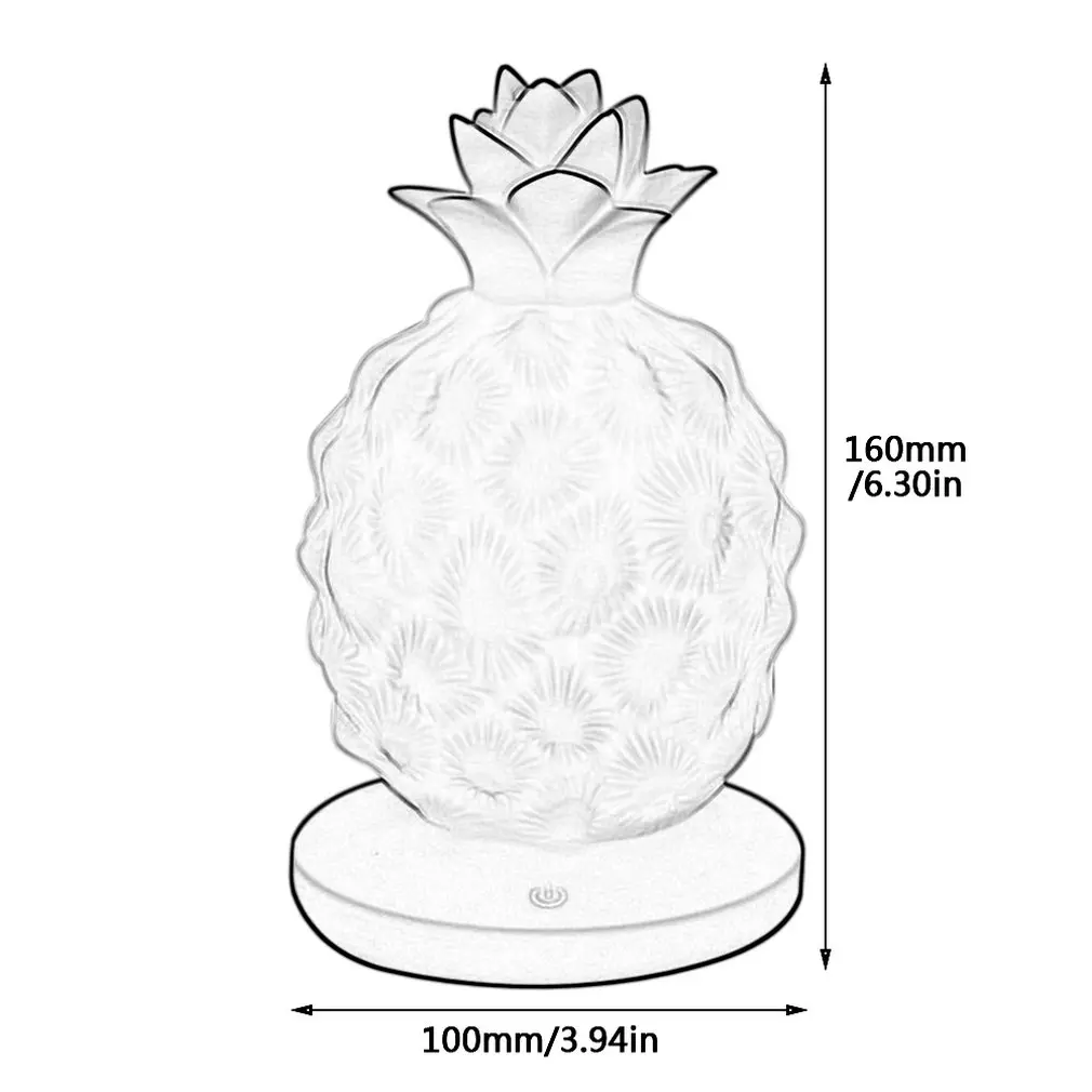 Светодиодный в форме ананаса Ночной светильник для украшения дома светильник s креативный атмосферный светильник s Модный Профессиональный красивый