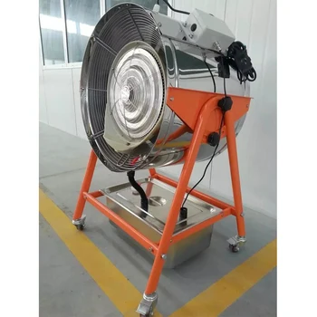 Price Large-scale Dust Removal Shaking Hand Push Centrifugal Humidifier Cooling Spray Mobile Industrial Humidifier Atomizing Fan