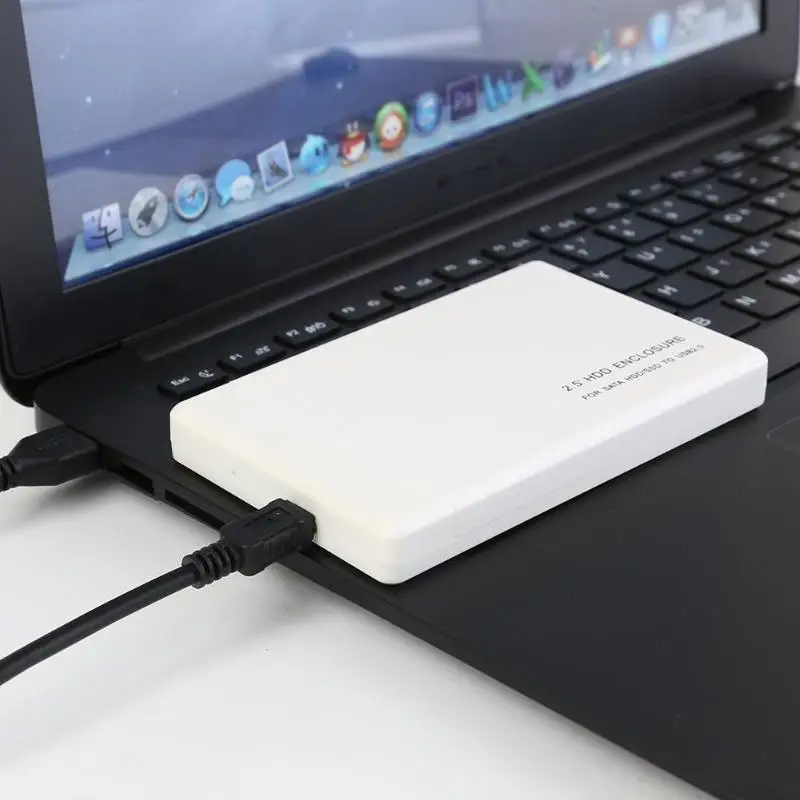 VKTECH 2,5 дюймов SATA для USB 2,0 адаптер HDD чехол жесткий диск Корпус для SSD HDD 5 ГБ/сек. высокоскоростной HDD корпус для компьютера