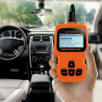 

Code Reader Check Scan Tool Handheld Test Automotive Scanner Multi Language Universal Fault Car Engine Analyzer OBD2 LCD Display