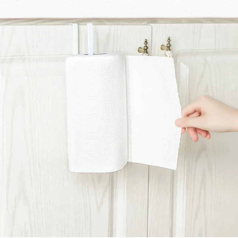 Hanging Bathroom Toilet Paper Holders Iron Repeatedly Towel Hangers Home Towel White Accessories Storage Stand Rack Roll Holders