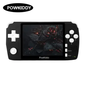 

Powkiddy Q80 3.5 inch IPS Screen Retro Game Console Handheld Game Player Built in 1343 Games with 2500 mAh Removable Battery
