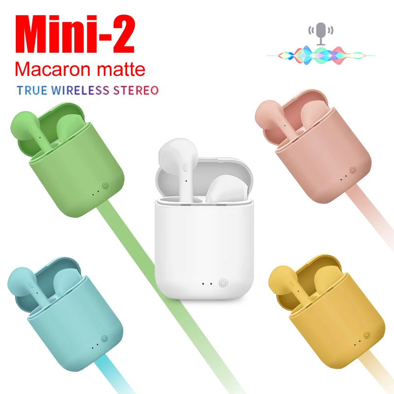 Беспроводные Bluetooth-наушники MINI-2 V5.0 спортивные наушники-вкладыши с зарядным