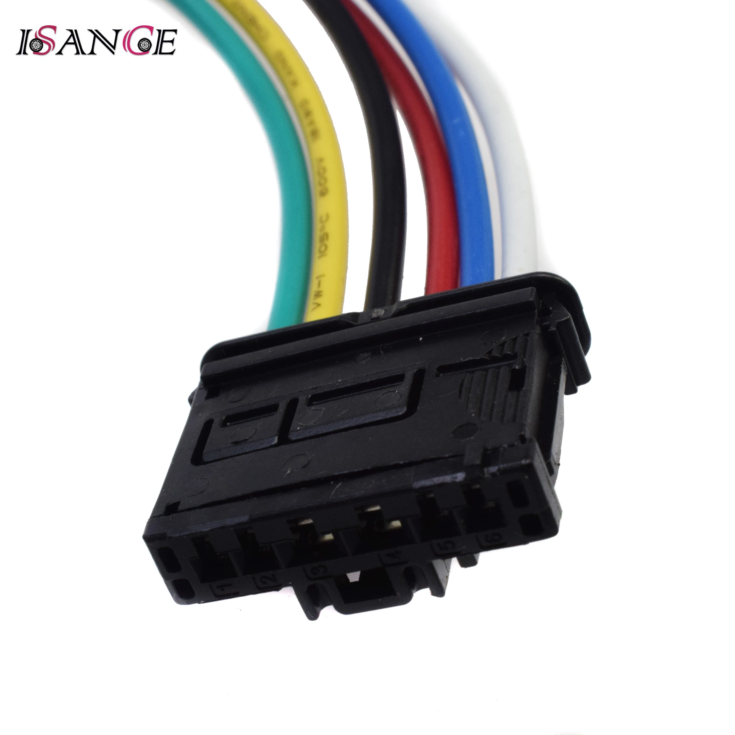Led wiring harness ISANCE Rear Tail Light Lamp Electrical Wiring Connector 1606248780 For Citroen Peugeot Fiat Dacia C2 C3 C4 C5 DS3 DS4 C4 PICASSO