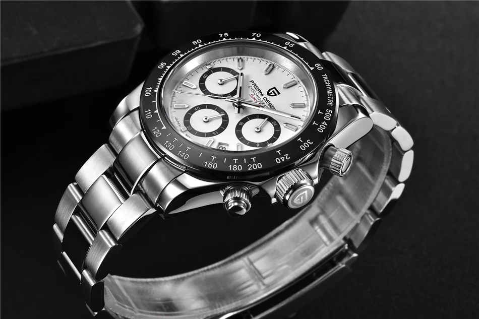 PAGANI мужской роскошный бренд часов бизнес кварцевые часы хронограф все стали спортивные водонепроницаемые военные часы для мужчин Relogio Masculino