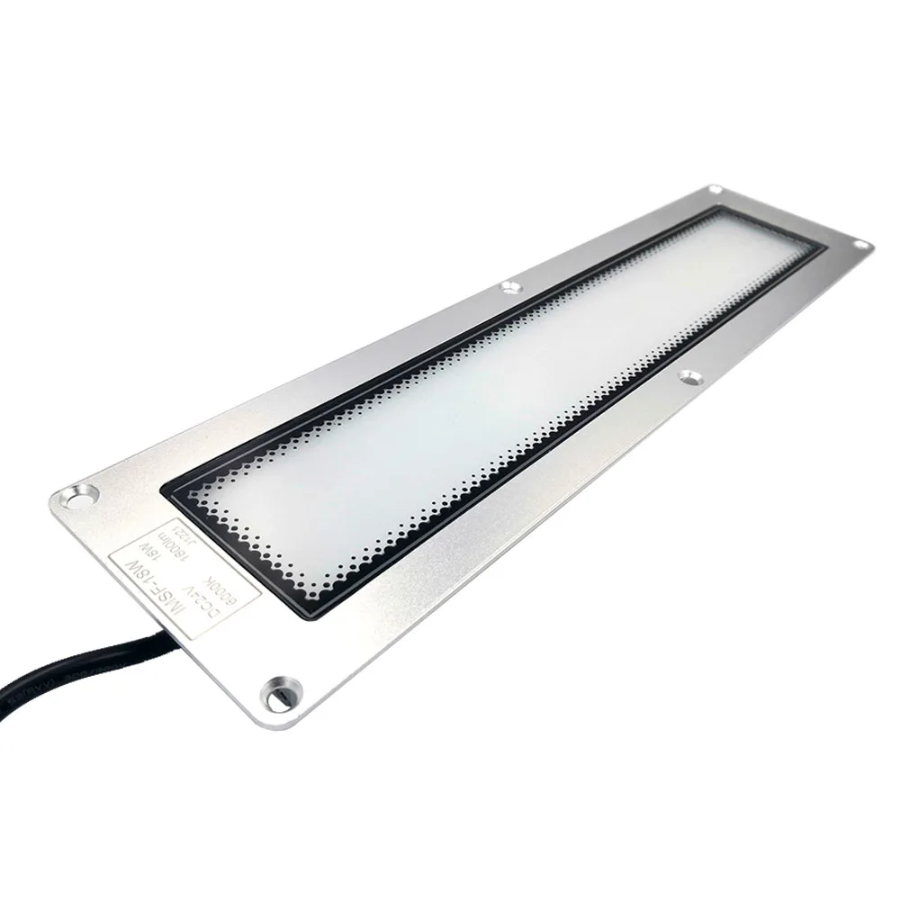 12W 18W 24W Embedded LED lighting Panel Working Light 24V DC Flush Type Tempered Frosted Glass Waterproof IP67 Free Shipping