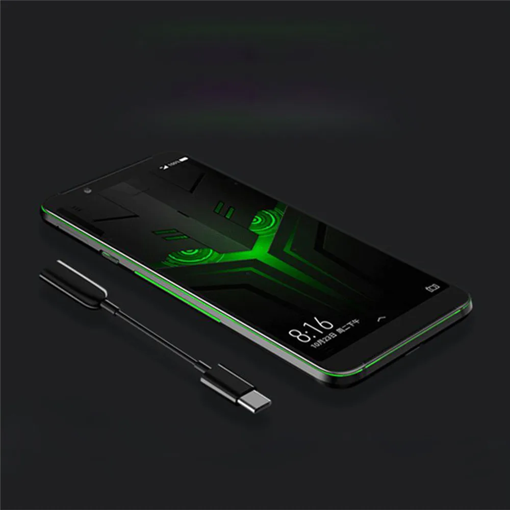 For Xiaomi Black Shark 2 Pro Type C to 3 5mm Mic Microphone Audio Convertor Headphone Adapter for type C Mobile Phones