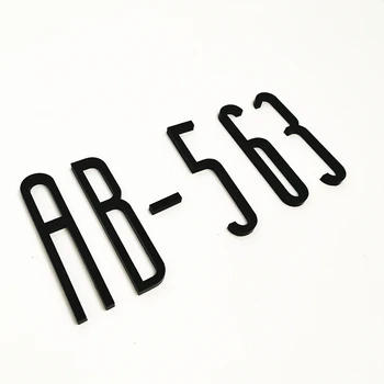 

8cm ABS Plastic Modern Self Adhesive Door Number Sign 0-9 Number Digit Apartment Hotel Office Door Address Street Number Sticker
