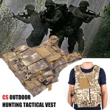 Tactical Vest Durable 3 Colors Nylon Combat Outdoor Protective Gear Field Survival Adventure Equipment Armed Forces Survive