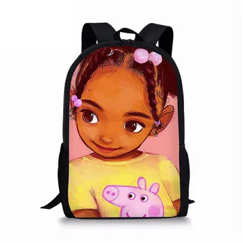 

Black Art African Lass Print Backpack Children School Bags Baby Toddler Girls Backpack Kid Kindergarten School Bag For Kids