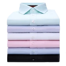 Мужская одежда с длинным рукавом, однобортные рубашки Camisa, дышащая удобная деловая рабочая одежда высокого качества