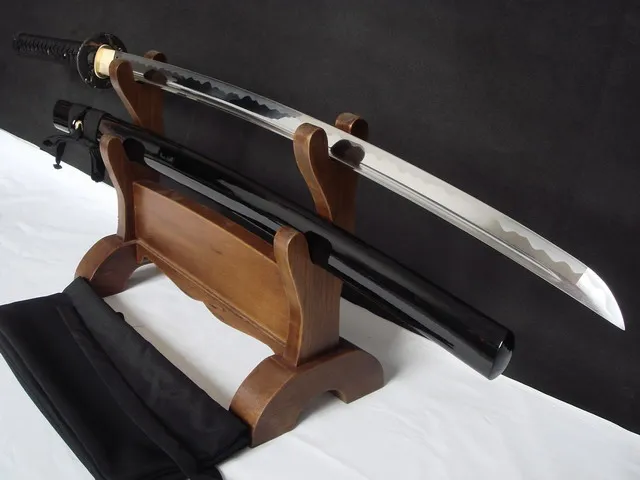 Ручная работа японская катана черная фотография|tsuba|tsuba katana |