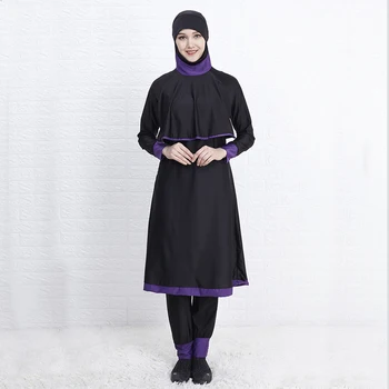 

Plus Size Burkinis Islamic Swimwear Women Girls Muslim Swimwear Full Cover Modest Islamic Swimming Suits Muslim Swimwear S-4XL