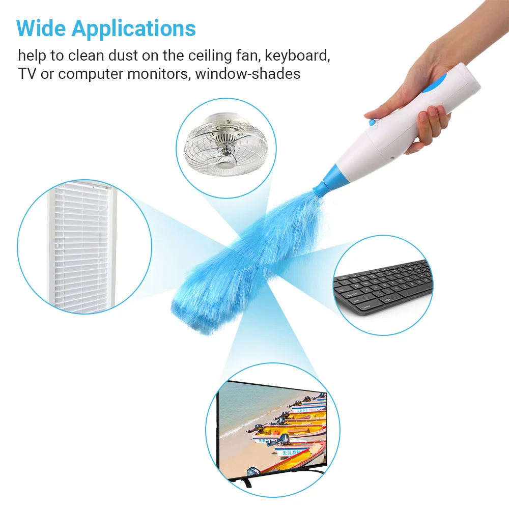 Dust Cleaner Brush Portable for Window Electrical Dust Removal