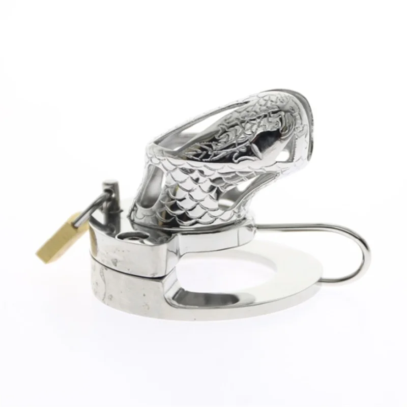 

Lockable Penis Lock Stainless Steel Cock Cage Penis Ring Chastity Device Belt Tool Restraint Sex Toys for Men BS072 40/45/50mm