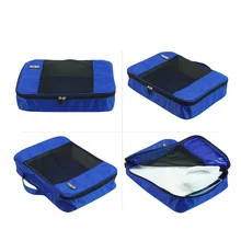 Производители индивидуальные рубашка туристическая джинсовая одежда упаковка сумка для хранения полиэфирное волокно Ткань Оксфорд багаж разделительный орган