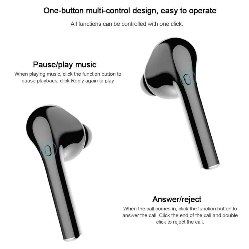 Wireless Headset Mini Bluetooth Headphones Earpieces M6S Tws Earbuds Earphone With Charging Box For Samsung Smart Ear Aid