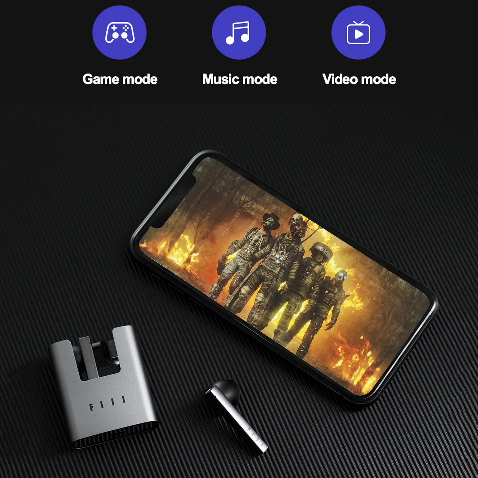 Fones de Ouvido Fone de Ouvido com Cancelamento de Ruído Botões da Orelha Fone de Ouvido Cc2 sem Fio Original Fiil Bluetooth 5.2 Tws Gaming Enc Tipo-c cc 2 4 Original fiil cc 2 cc2 sem fio