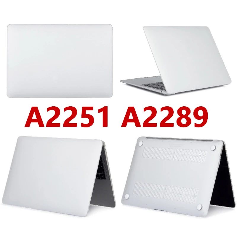 Case Matte Per Macbook Pro 13 2020 A2251 A2289 Duro Trasparente Chiaro Caso Della Copertura Del Computer Portatile Per Macbook Pro 13 A2251 2020 Coque