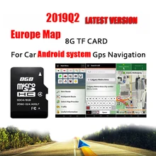 Подходит для системы Android Автомобильный gps навигатор 8 Гб Micro SD карта Европы для Франции, Италии, Норвегии, Польши, России, Испании и т. д