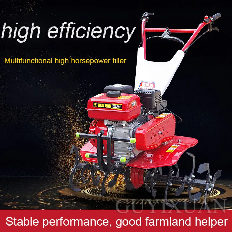 

Multi-functional soil loose soil small trencher tillage machine agricultural machine weeding rotary tiller farmland