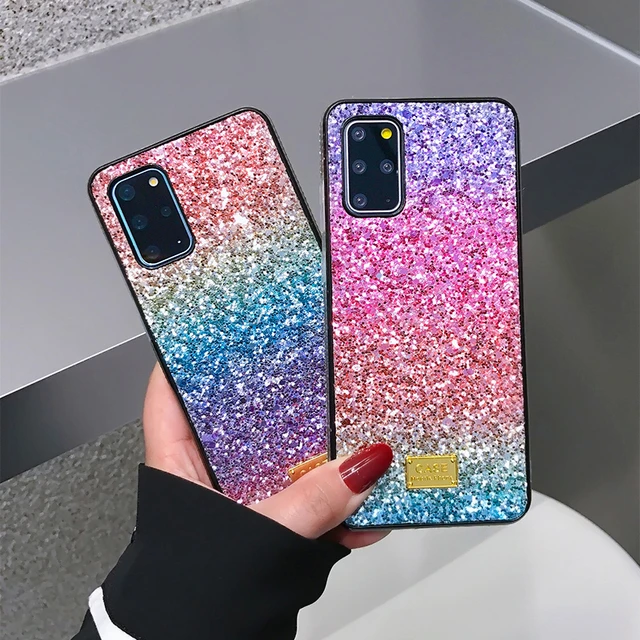 Samsung S20 Plus Case Glitter  Phone Case Samsung Galaxy S10