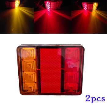 

Parts Turn Signal Light Accessories Trailer 2Pcs 8 LED Rear Waterproof