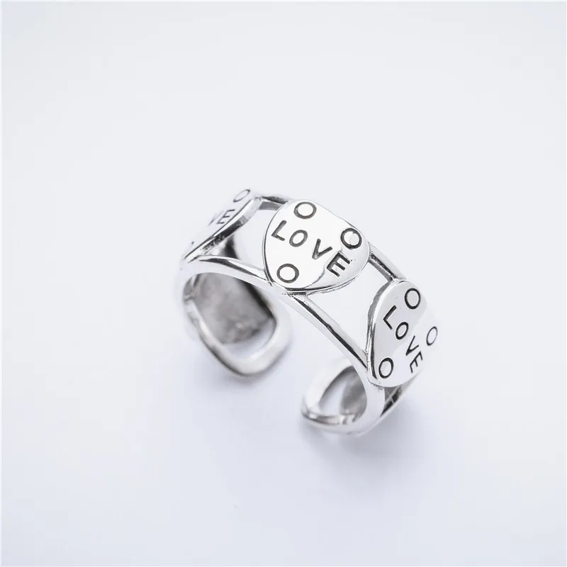 

Кольца из стерлингового серебра 925 пробы для женщин, серебряные ювелирные изделия, обручальное кольцо, изменяемое сердце, форма, любовь, бук...