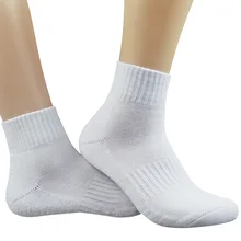 Зимние спортивные носки мужские из чистого хлопка, утолщенные махровые носки средней длины, четыре сезона, дезодорирующие спортивные носки для мужчин