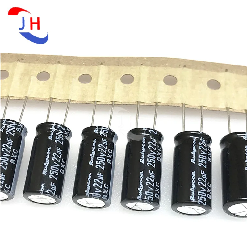 

10PCS Aluminum Electrolytic Capacitor 250v22uf 10*20 BXC high Frequency Long life 5mm Pin Distance 250V 22UF