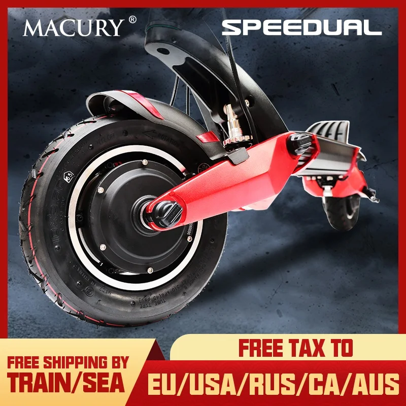 Macury Speedual 10 дюймовый двухмоторный электрический скутер ZERO 10X 52V 60V внедорожный