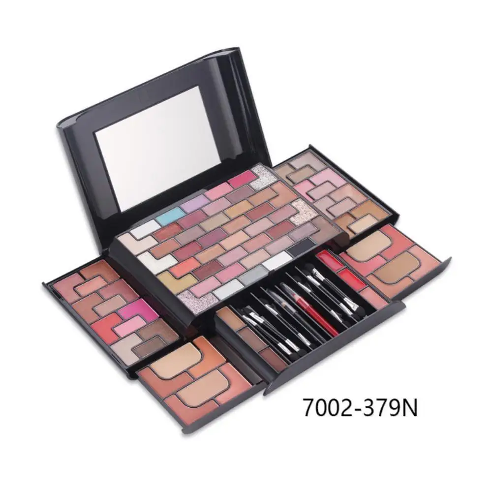 

MISS ROSE Makeup Kit Full Professional 68 Color Eyeshadow Foundation Blush Powder Eyebrow Make Up Set Women Shadows