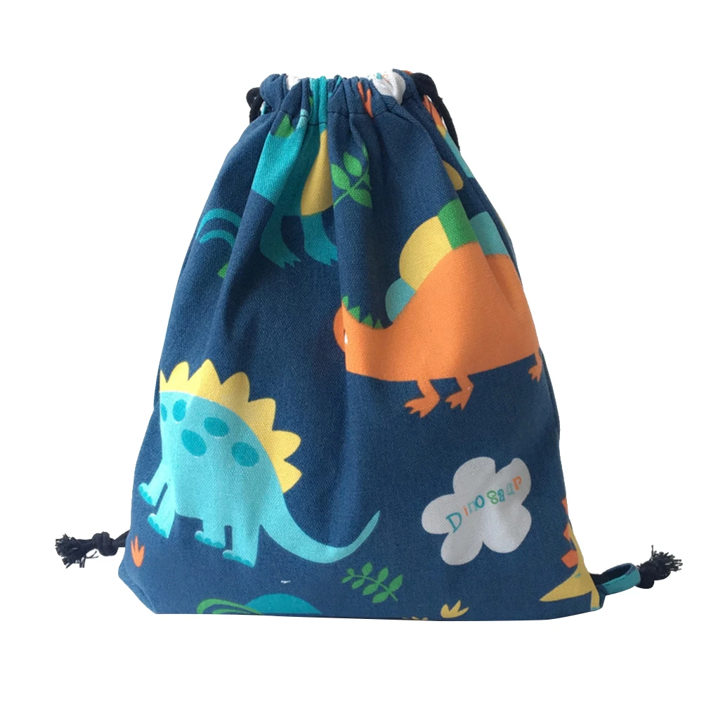 Drawstring Backpack Dinosaurs Pattern Rucksack