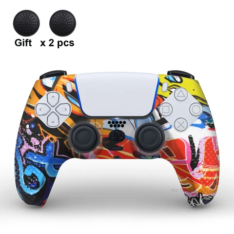 Silicone Cover For PS5 Controller Accessories Rubber Protective Case For Playstation5 Gamepad For PS5 joysticks Thumb Grips