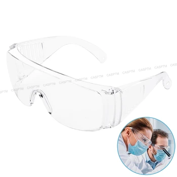

PC Work Safety Transparent Glasses Anti-Dust Impact-Proof For Lab Work Riding Eye Protector Work Safe Goggle Comfortable Glasses