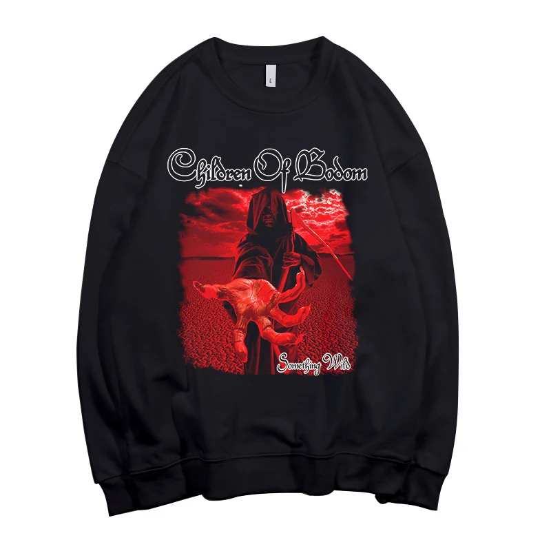 8 designs Death Children Of Bodom Pollover Sweatshirt Rock hoodie punk sudadera streetwear fleece Outerwear heavy metal - Цвет: 8