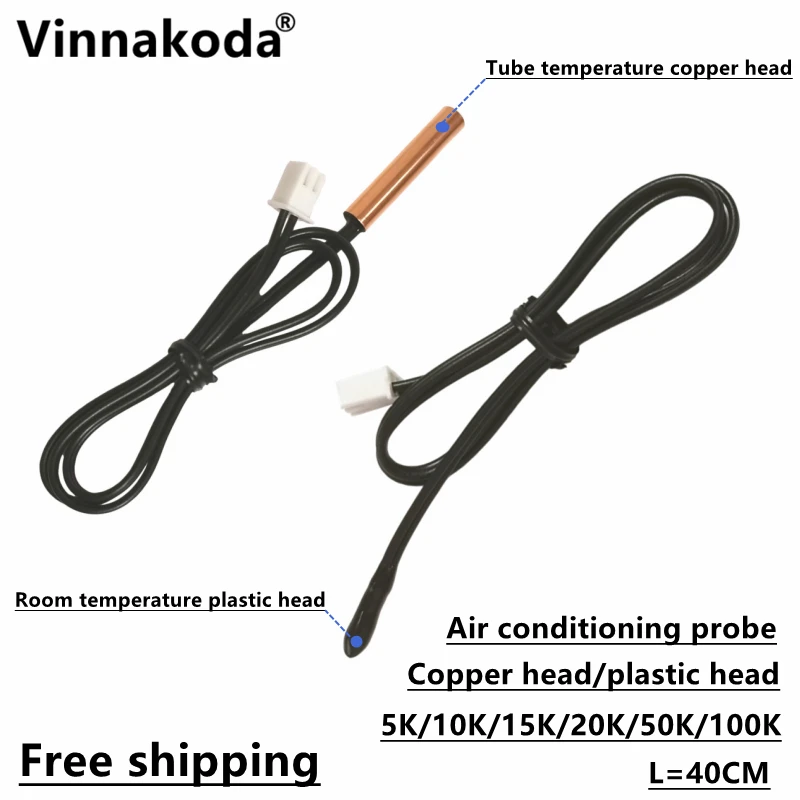 2PCSAirConditioningTemperatureSensorAirConditioningProbeCopper