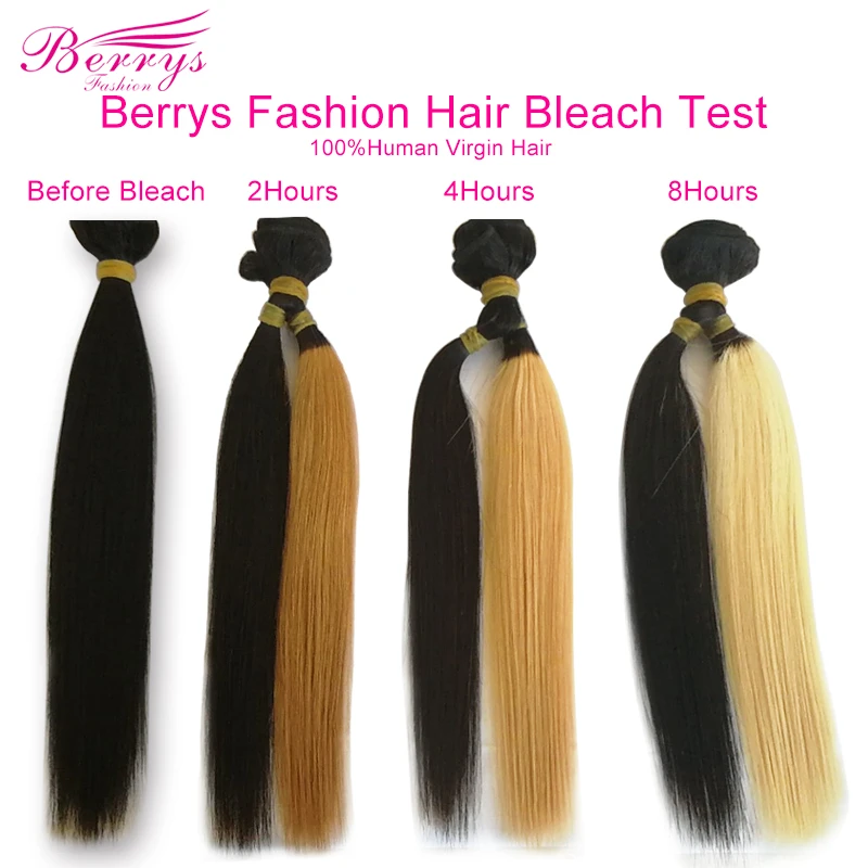 Human Hair Bundles Berrys Fashion 8-30inch Straight Hair Bundles Brazilian 4 Bundles Deal Hair Weave 100% Human Natural Color