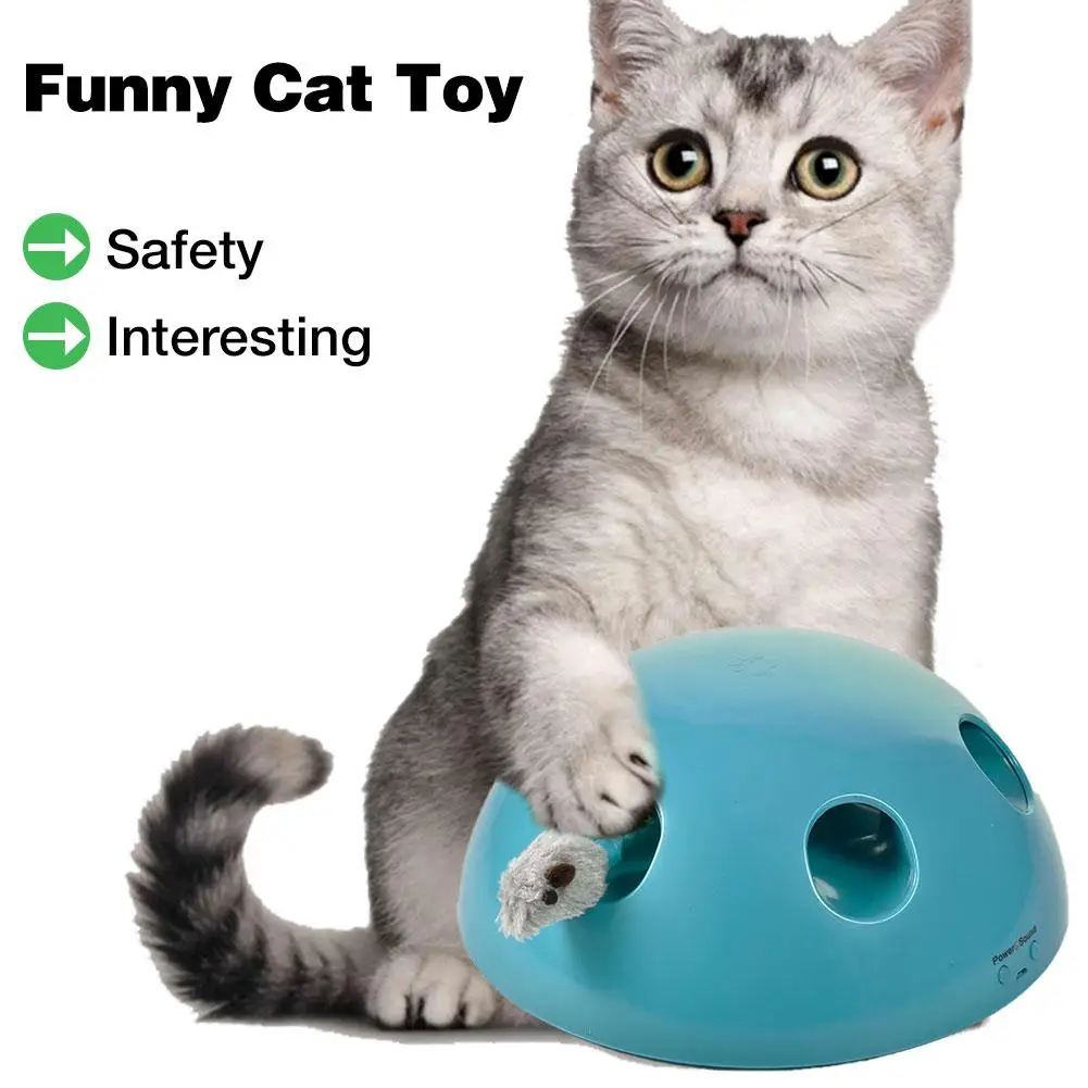 

Cat Toy Pop Play Pet Toy Ball Upgraded USB Charging Cat Scratching Device Cat Toy Pop For Cat Sharpen Claw Pet Training Supplies