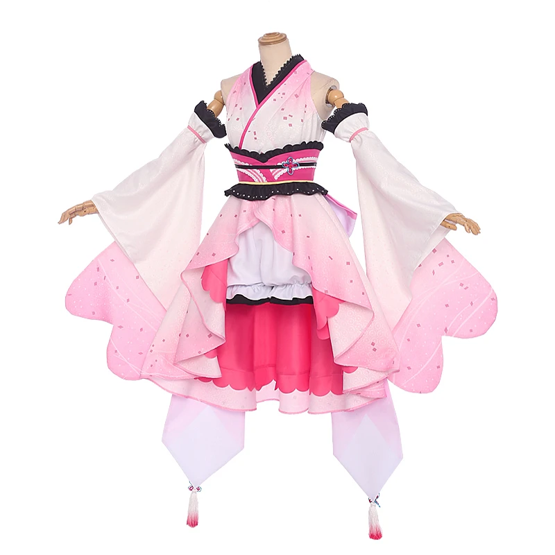 Anime Virtual Youtuber Kizuna Ai Cherry Blossoms In Spring Kimono
