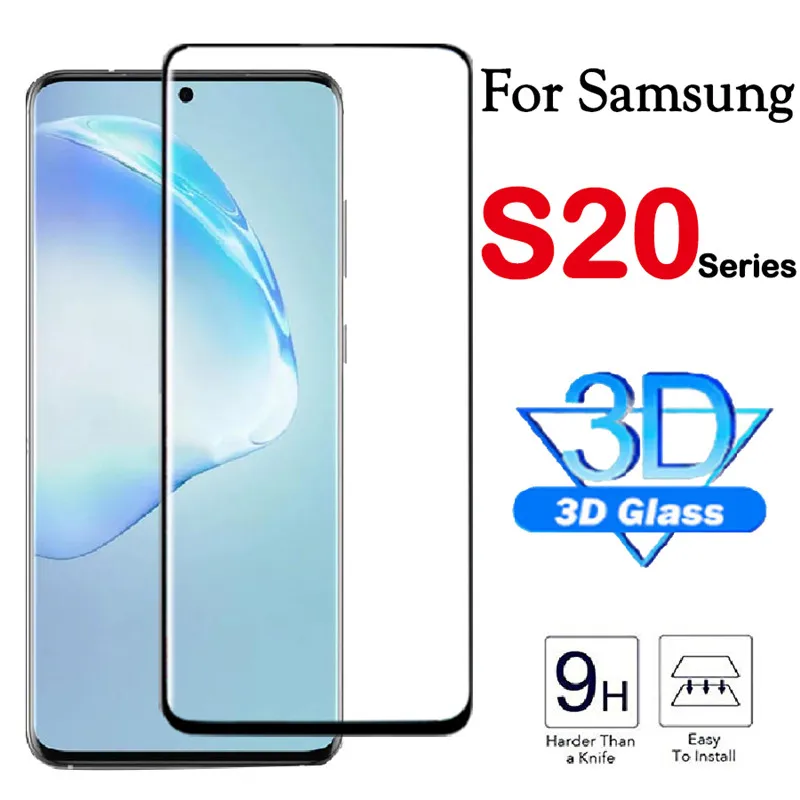 Защитное стекло 3D для Samsung galaxy S20 Plus ultra s20plus s20ultra 20 plus закаленное | Мобильные