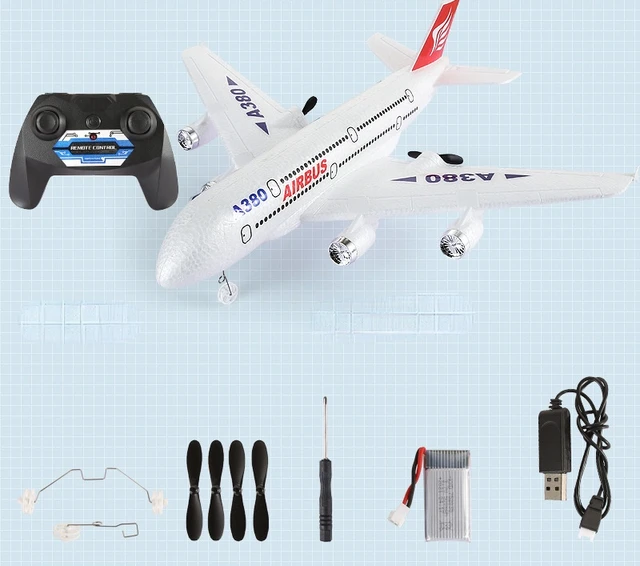 2021 Newest Airplane Airbus A380 Airplane Toys 2.4G RC Airplane Fixed Wing Plane Outdoor Toys Drone RC Plane Toys