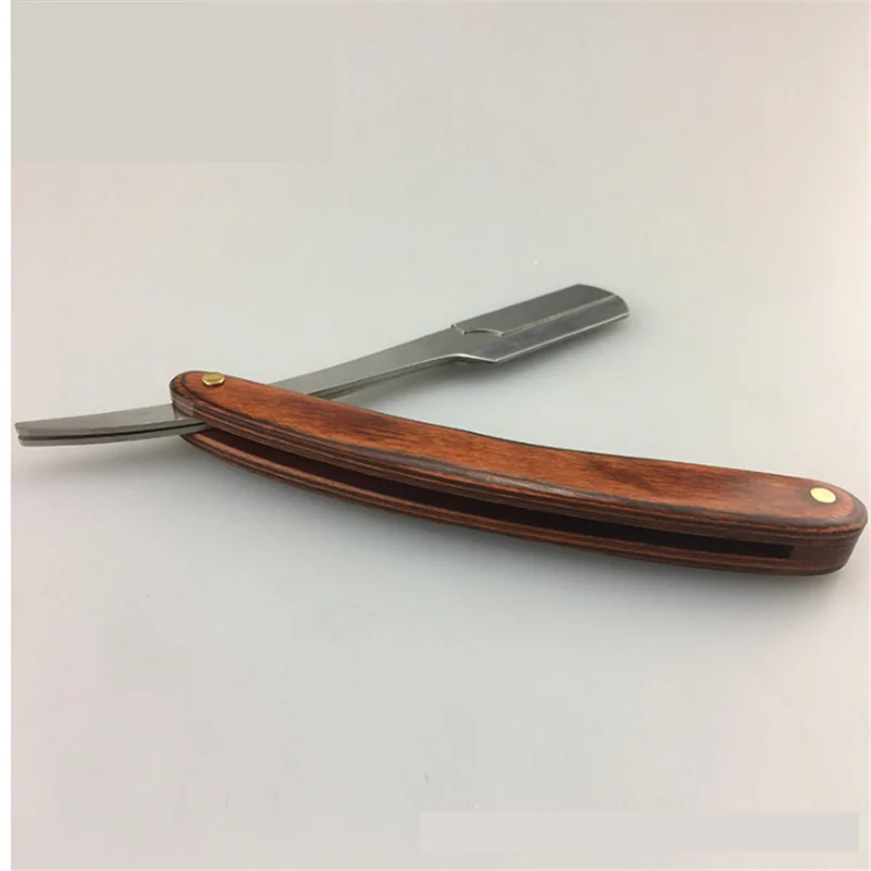 Color Wood Knife Holder Manual Scraper Razor Handle Razor Holder Men Shaving Barber Tools G1105